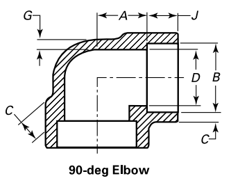 Socket Weld 90 Degree Elbow