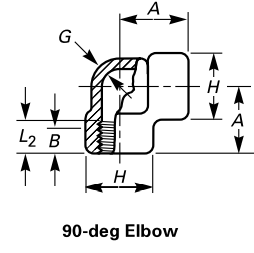 Threaded 90 Degree Elbow